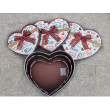 Heart Shaped Storage Gift Box Set of 3